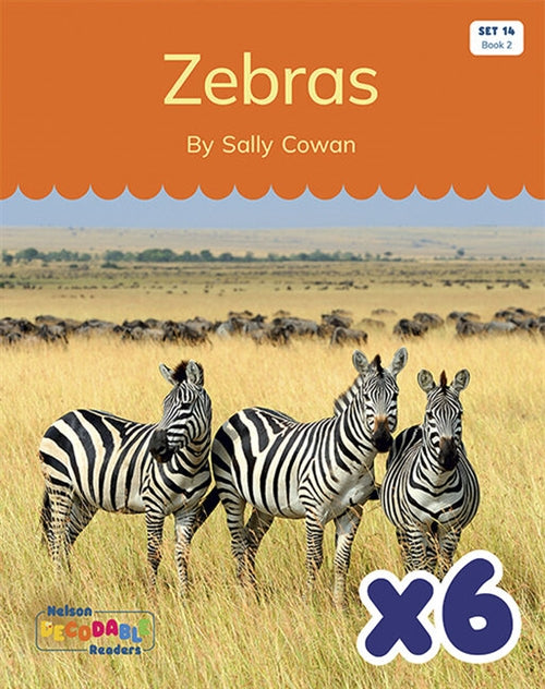  Zebras x 6 (Set 14, Book 2)