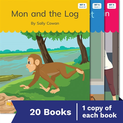 Nelson Decodable Readers Set 4 Pack x 20