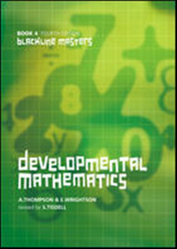 Developmental Mathematics Book 4 Blackline Masters