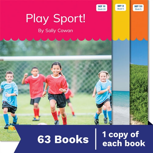 Nelson Decodable Readers Sets 1-14 Non-Fiction Pack x 63