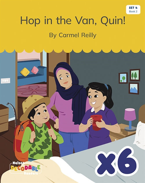  Hop in the Van, Quin! x 6 (Set 4, Book 2)