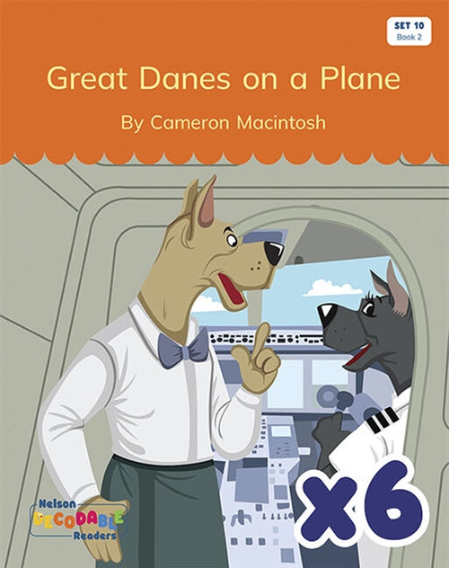  Great Danes on a Plane x 6 (Set 10, Book 2)