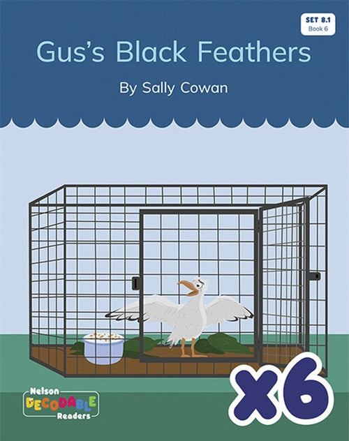  Gus's Black Feathers x 6 (Set 8.1, Book 6)