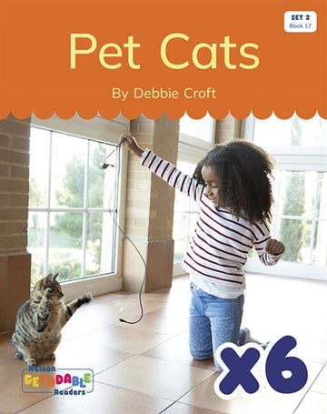  Pet Cats x 6 (Set 2, Book 17)