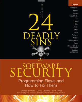 24 Deadly Sins of Software Security: Programming Flaws and How to Fix Them Book Land AU