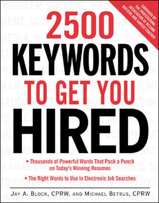 2500 Keywords to Get You Hired Book Land AU