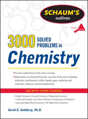 3,000 Solved Problems In Chemistry Book Land AU