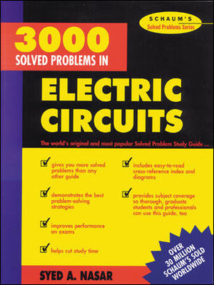 3,000 Solved Problems in Electrical Circuits Book Land AU