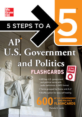 5 Steps to a 5 AP U.S. Government and Politics Flashcards for your iPod with MP3/CD-ROM Disk Book Land AU