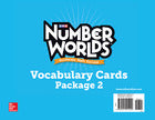Number Worlds Levels F-J, Vocabulary Cards