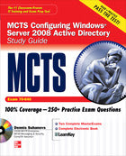 MCTS Windows Server 2008 Active Directory Services Study Guide (Exam 70-640) (SET)