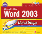 Microsoft Office Word 2003 QuickSteps