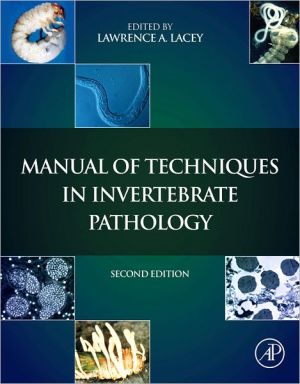 Manual of Techniques in Invertebrate Pathology, 2e