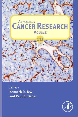 Advances in Cancer Research, Volume 113
