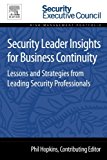Security Leader Insights for Business Continuity