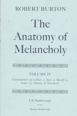 Anatomy of Melancholy, Volume IV, The