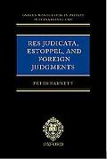 Res Judicata, Estoppel and Foreign Judgement