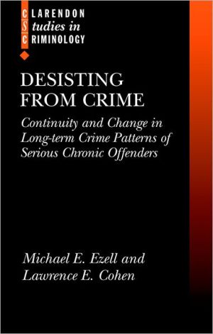 Desisting from Crime