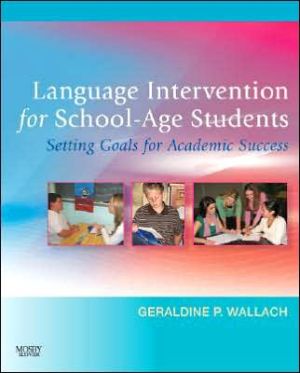 Language Intervention for School-Age Students