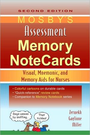 Mosby's Assessment Memory NoteCards:Visual, Mnemonic, and Memory Aids