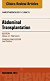 Transplantation, An Issue of Anesthesiology Clinics