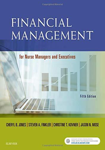 Financial Management for Nurse Managers and Executives