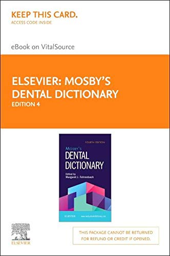 Mosby's Dental Dictionary Elsevier eBook on VitalSource (Retail Access Card)