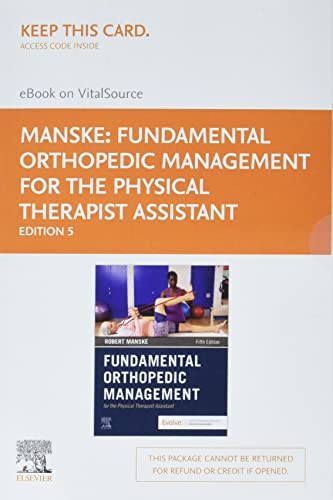 Fundamental Orthopedic Management for the Physical Therapist Assistant - Elsevier eBook on VitalSource (Retail Access Ca