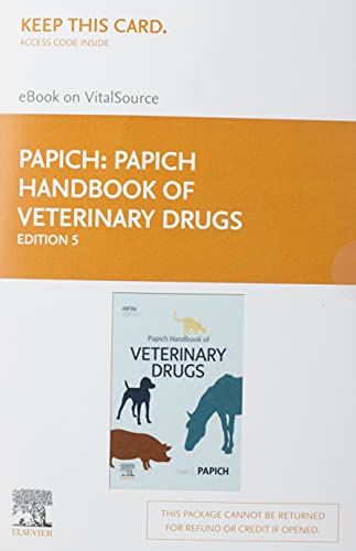 Papich Handbook of Veterinary Drugs - Elsevier eBook on VitalSource (Retail Access Card)