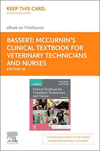 McCurnin's Clinical Textbook for Veterinary Technicians and Nurses Elsevier eBook on VitalSource (Retail Access Card)