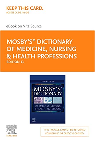 Mosby's Dictionary of Medicine, Nursing & Health Professions - Elsevier eBook on VitalSource (Retail Access Card)
