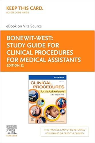 Study Guide for Clinical Procedures for Medical Assistants - Elsevier eBook on VitalSource (Retail Access Card)