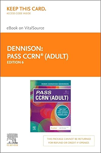 PASS CCRN®! - Elsevier eBook on VitalSource (Retail Access Card)