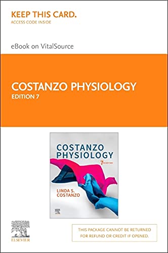 Costanzo Physiology - Elsevier eBook on VitalSource (Retail Access Card)