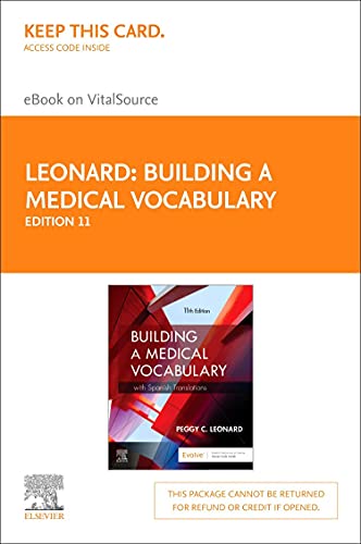 Building a Medical Vocabulary - Elsevier eBook on VitalSource (Retail Access Card): with Spanish Translations