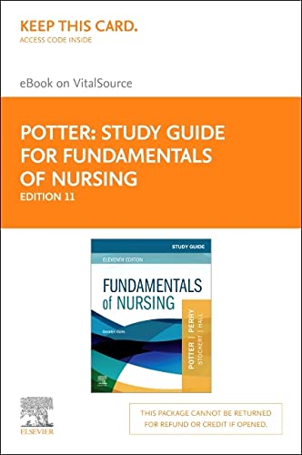 Study Guide for Fundamentals of Nursing ⑅ Elsevier eBook on VitalSource (Retail Access Card)