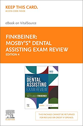 Mosby's Dental Assisting Exam Review - Elsevier eBook on VitalSource (Retail Access Card)