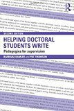 Helping Doctoral Students Write