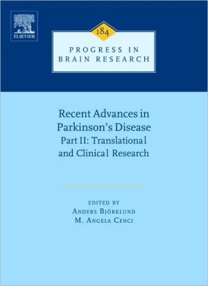 Progress in Brain Research, Volume 184