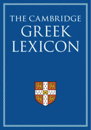 The Cambridge Greek Lexicon 2 Volume Hardback Set