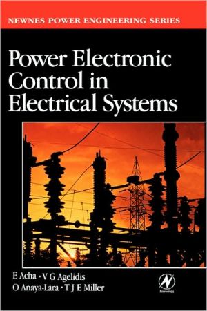 Power Electronic Control in Electrical Systems