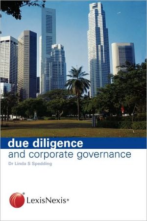 Due Diligence and Corporate Governance