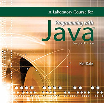 A Laboratory Course for Programming with Java - CD-ROM Version, Second Edition