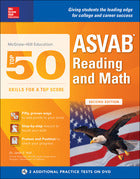 McGraw-Hill Education Top 50 Skills For A Top Score: ASVAB Reading and Math, Second Edition