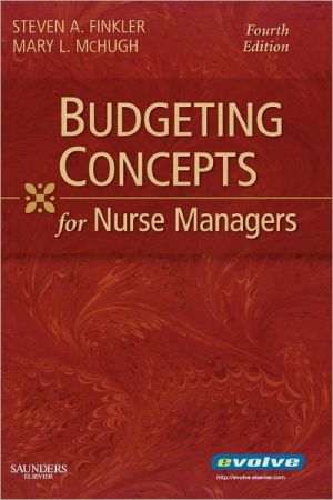 Budgeting Concepts for Nurse Managers 4e
