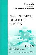 Research, An Issue of Perioperative Nursing Clinics