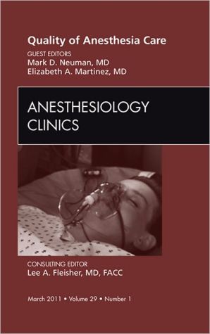 Quality of Anaesthesia Care Vol 29-1