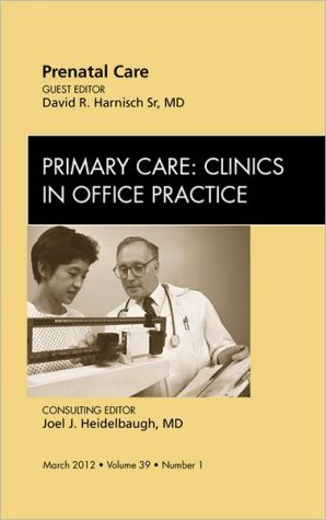 Prenatal Care,  Vol 39-1