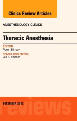 Thoracic Anaesthesia Vol 30-4