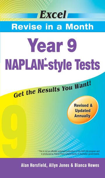 Excel Revise in a Month NAPLAN*-style Tests Year 9